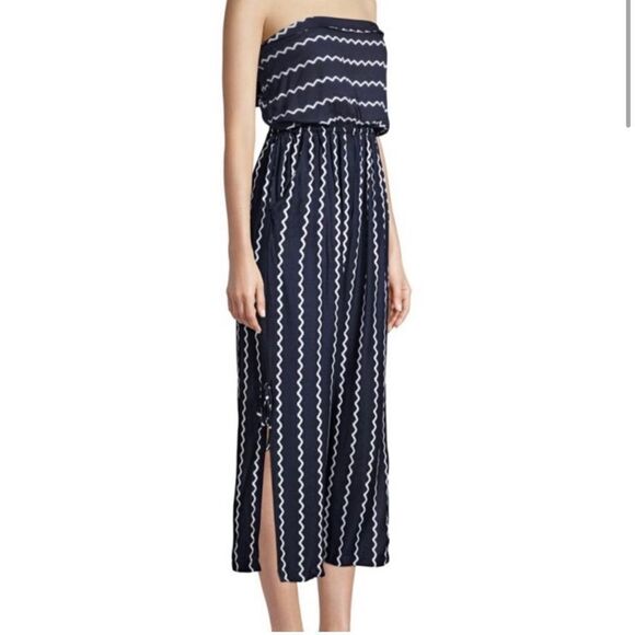 Tiare Hawaii Osaka Jumpsuit Rayon Zigzag Pattern Lightweight Summer ONE SIZE - Picture 2 of 10